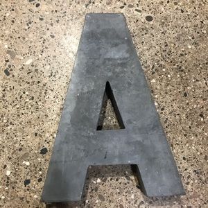 Anthropologie Metal Letter A